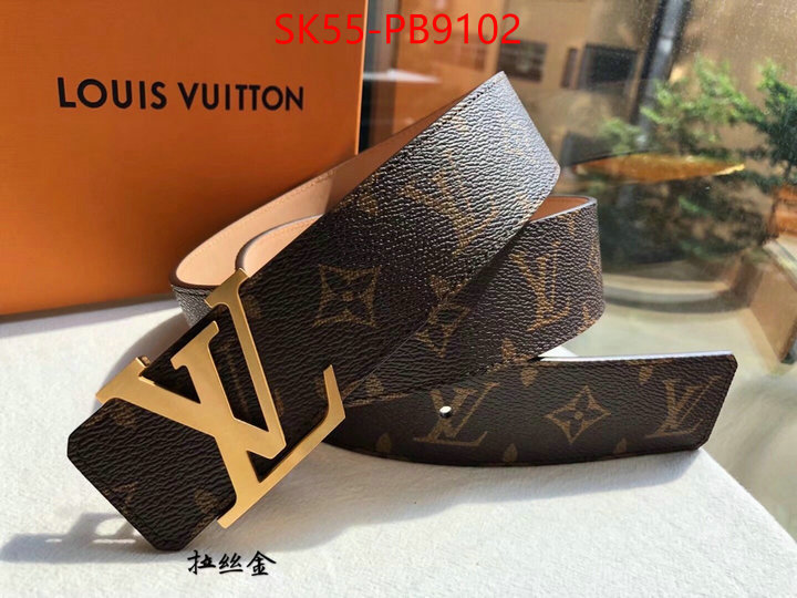 Belts-LV replica aaaaa designer ID: PB9102 $: 55USD