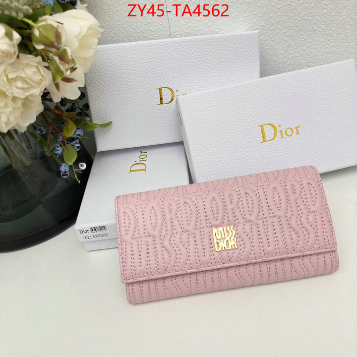 Dior Bags(4A)-Wallet- outlet 1:1 replica ID: TA4562 $: 45USD,