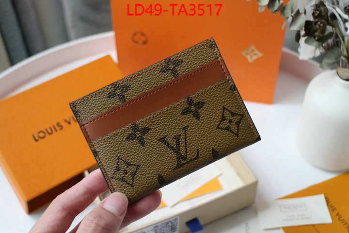 LV Bags(TOP)-Wallet the highest quality fake ID: TA3517 $: 49USD,