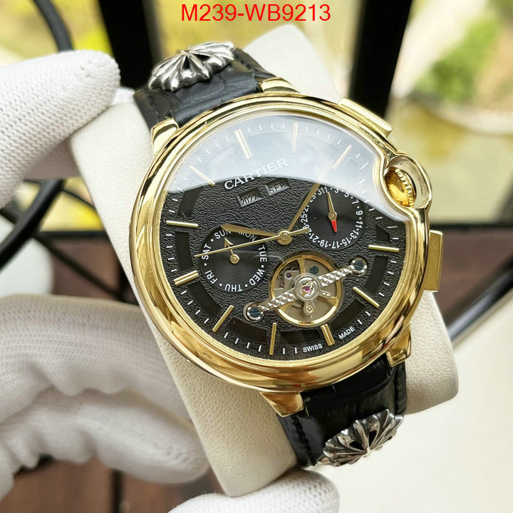 Watch(TOP)-Cartier aaaaa class replica ID: WB9213 $: 239USD