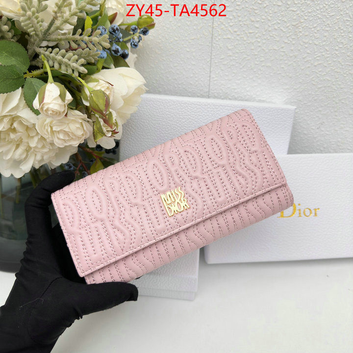 Dior Bags(4A)-Wallet- outlet 1:1 replica ID: TA4562 $: 45USD,