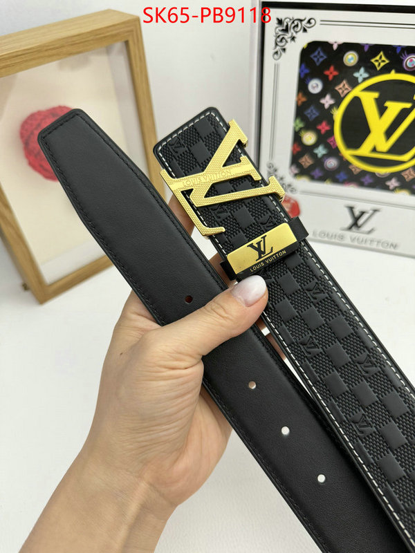 Belts-LV fashion designer ID: PB9118 $: 65USD