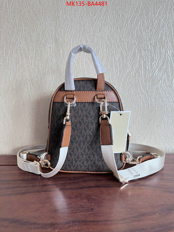 Michael Kors Bags(TOP)-Backpack- high quality replica ID: BA4481 $: 135USD,