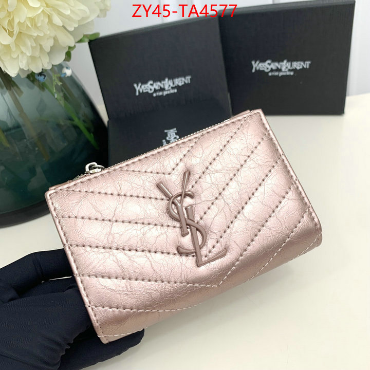 YSL Bags(4A)-Wallet- online sales ID: TA4577 $: 45USD,