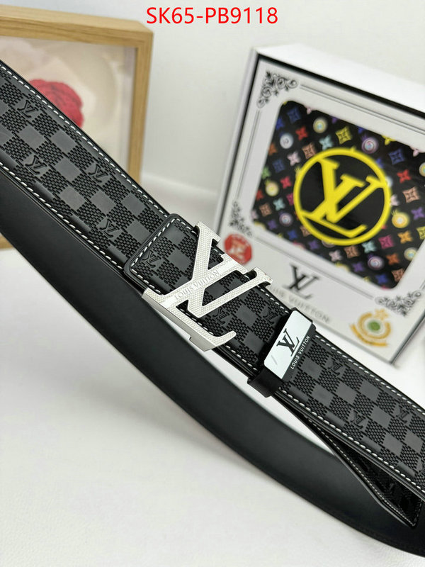 Belts-LV fashion designer ID: PB9118 $: 65USD