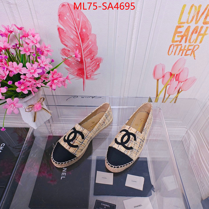 Women Shoes-Chanel how to find designer replica ID: SA4695 $: 75USD