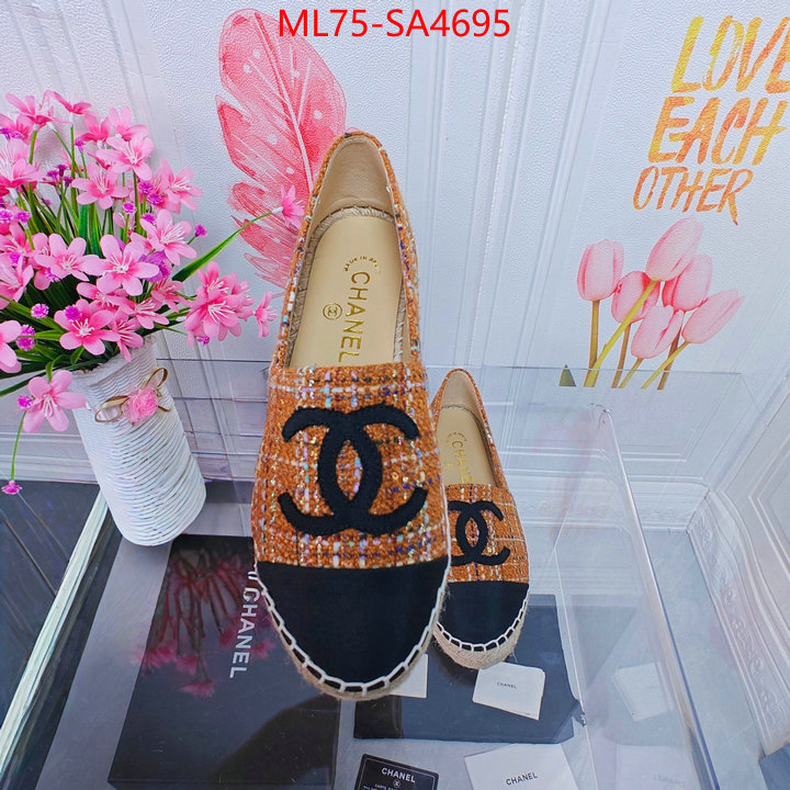 Women Shoes-Chanel how to find designer replica ID: SA4695 $: 75USD