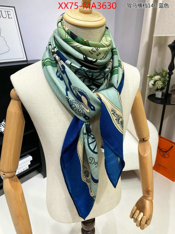 Scarf-Hermes luxury fake ID: MA3630 $: 75USD