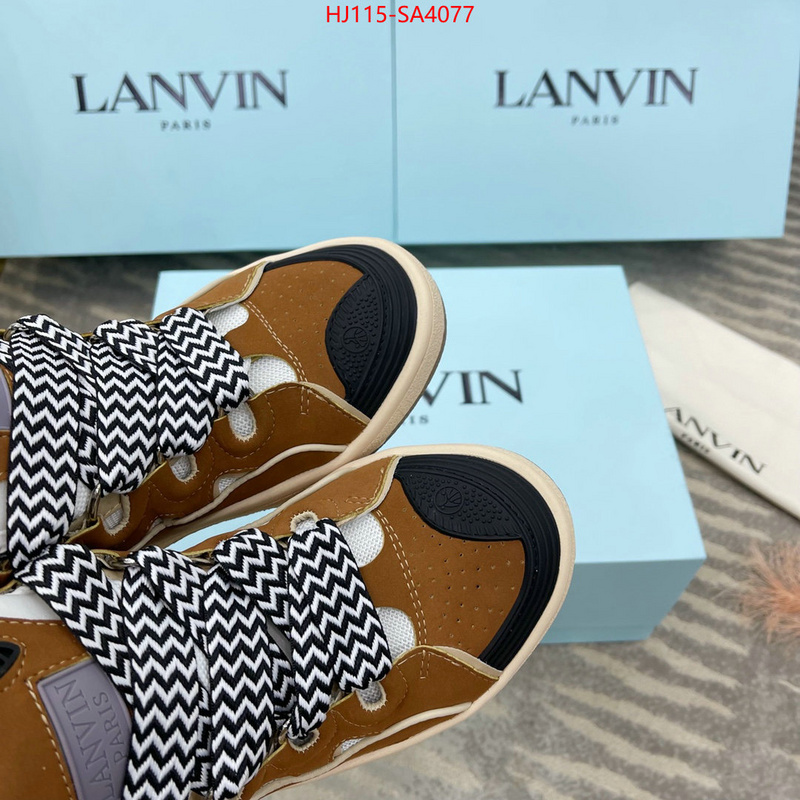 Women Shoes-LANVIN shop cheap high quality 1:1 replica ID: SA4077 $: 115USD