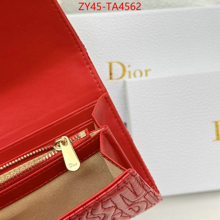 Dior Bags(4A)-Wallet- outlet 1:1 replica ID: TA4562 $: 45USD,