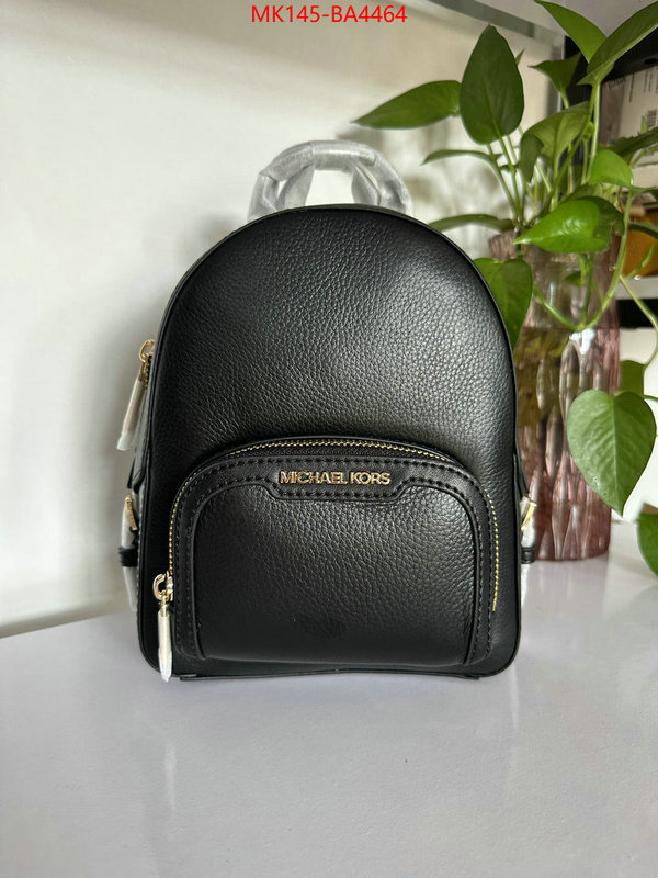 Michael Kors Bags(TOP)-Backpack- top quality fake ID: BA4464 $: 145USD,