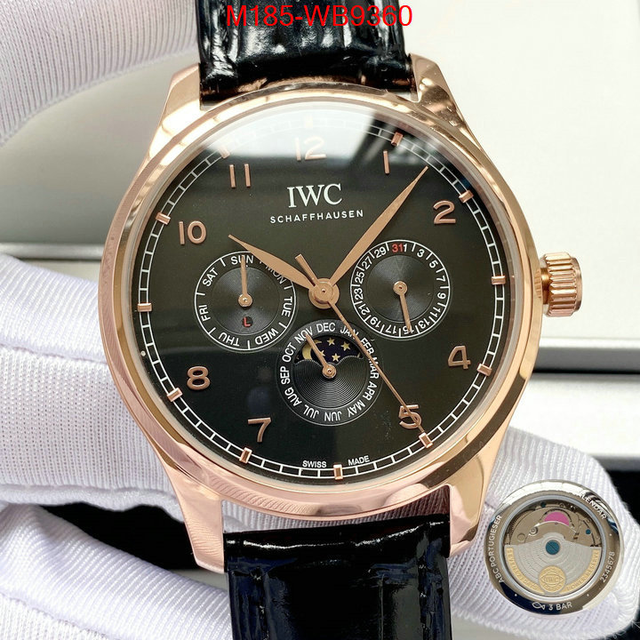 Watch(4A)-IWC 1:1 replica wholesale ID: WB9360 $: 185USD