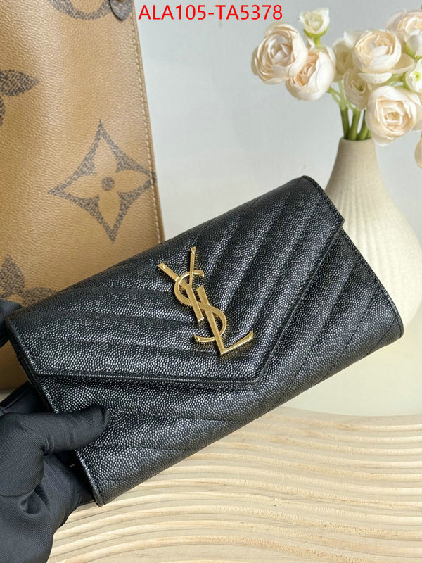 YSL Bags(TOP)-Wallet- best luxury replica ID: TA5378 $: 105USD,