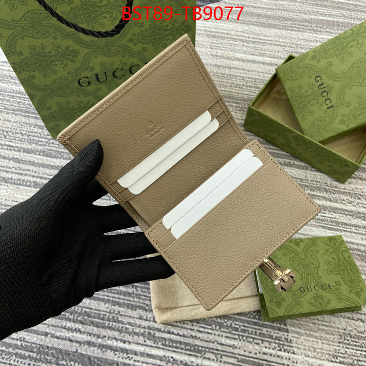 Gucci Bags(TOP)-Wallet- buy replica ID: TB9077 $: 89USD,