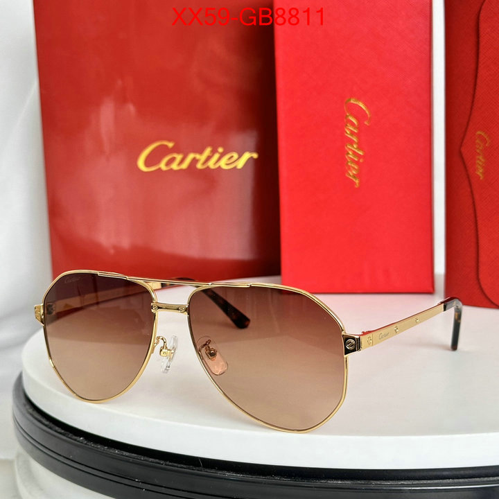 Glasses-Cartier high quality 1:1 replica ID: GB8811 $: 59USD