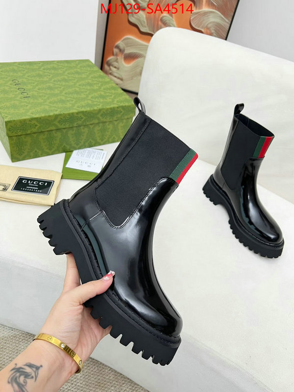 Women Shoes-Gucci where should i buy replica ID: SA4514 $: 129USD