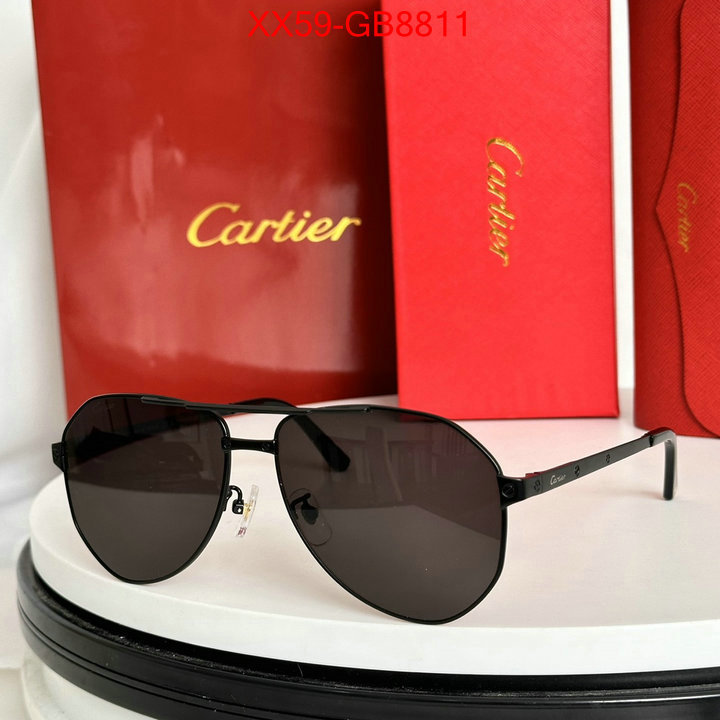 Glasses-Cartier high quality 1:1 replica ID: GB8811 $: 59USD