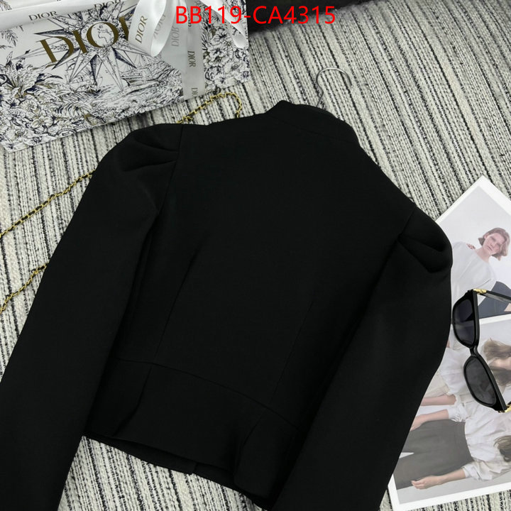 Clothing-Dior where can you buy replica ID: CA4315 $: 119USD