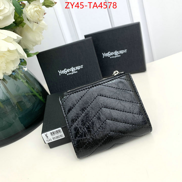 YSL Bags(4A)-Wallet- designer ID: TA4578 $: 45USD,