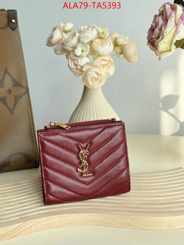 YSL Bags(TOP)-Wallet- what best replica sellers ID: TA5393 $: 79USD,