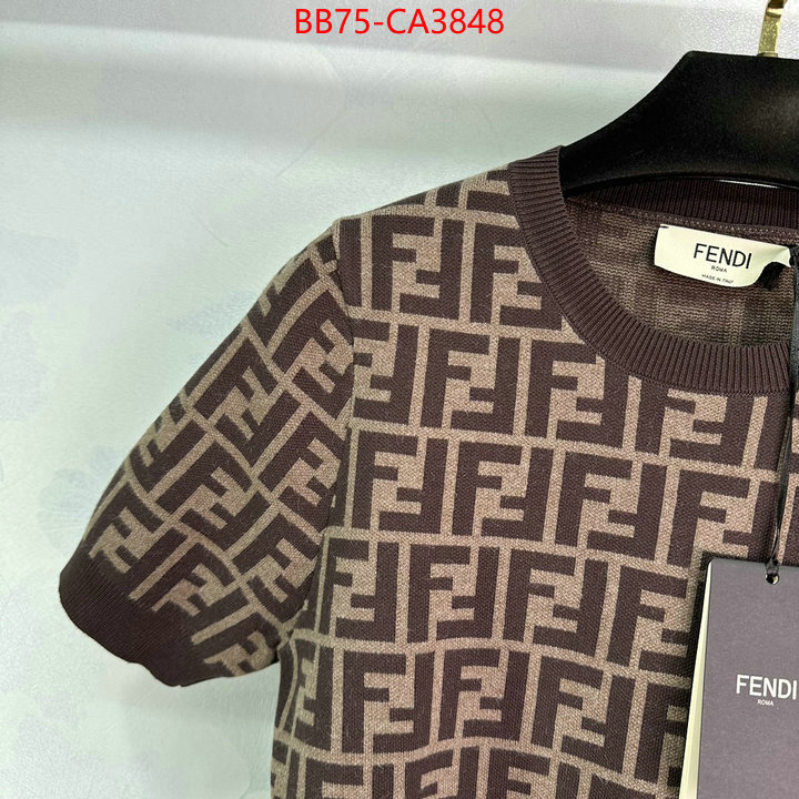 Clothing-Fendi what are the best replica ID:CA3848 $: 75USD