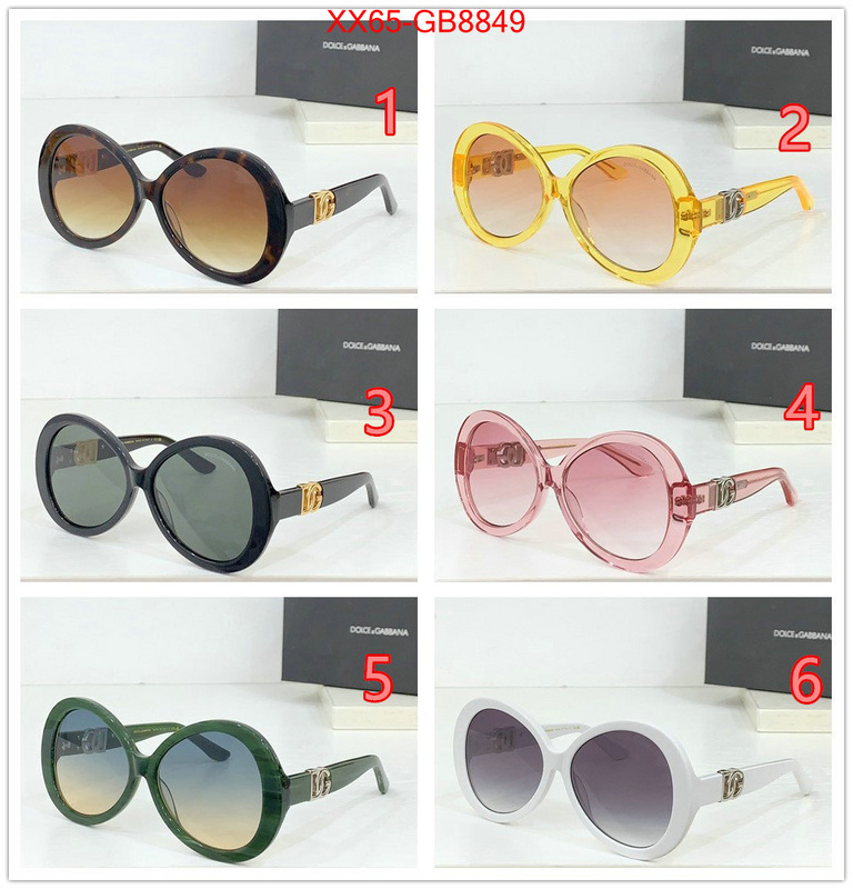 Glasses-DG luxury fashion replica designers ID: GB8849 $: 65USD