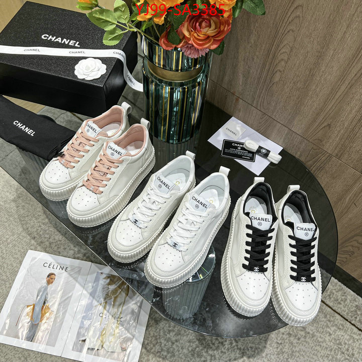 Women Shoes-Chanel top perfect fake ID: SA3385 $: 99USD