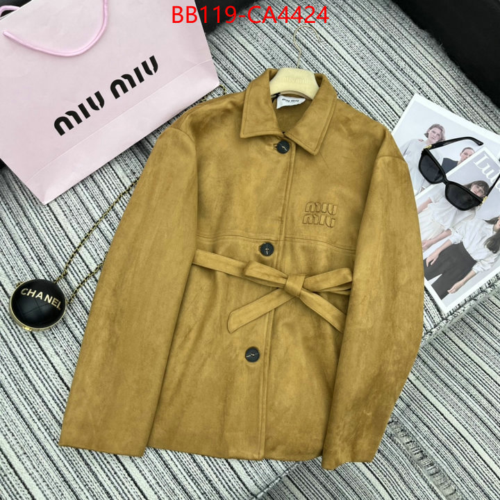 Clothing-MIU MIU where can i buy the best quality ID: CA4424 $: 119USD