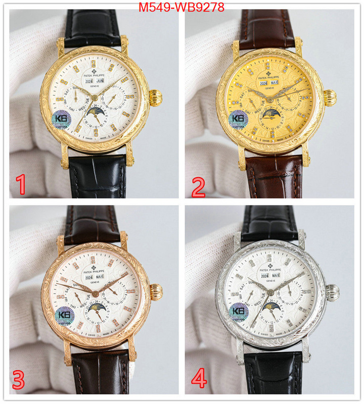 Watch(TOP)-Patek Philippe top quality ID: WB9278 $: 549USD