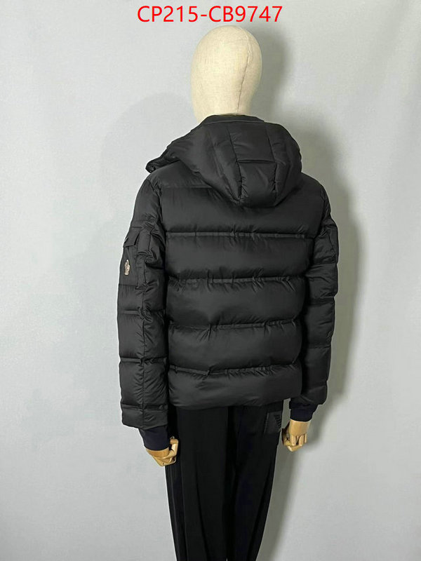 Down jacket Men-Moncler wholesale ID: CB9747 $: 215USD