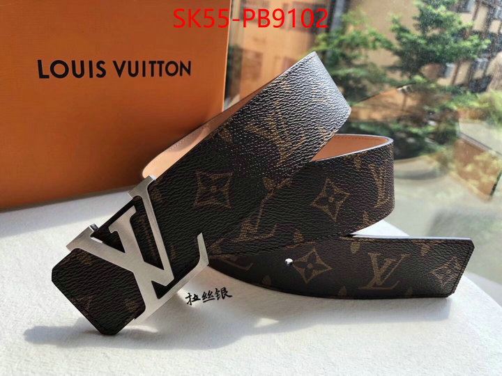 Belts-LV replica aaaaa designer ID: PB9102 $: 55USD