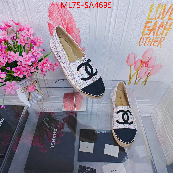 Women Shoes-Chanel how to find designer replica ID: SA4695 $: 75USD