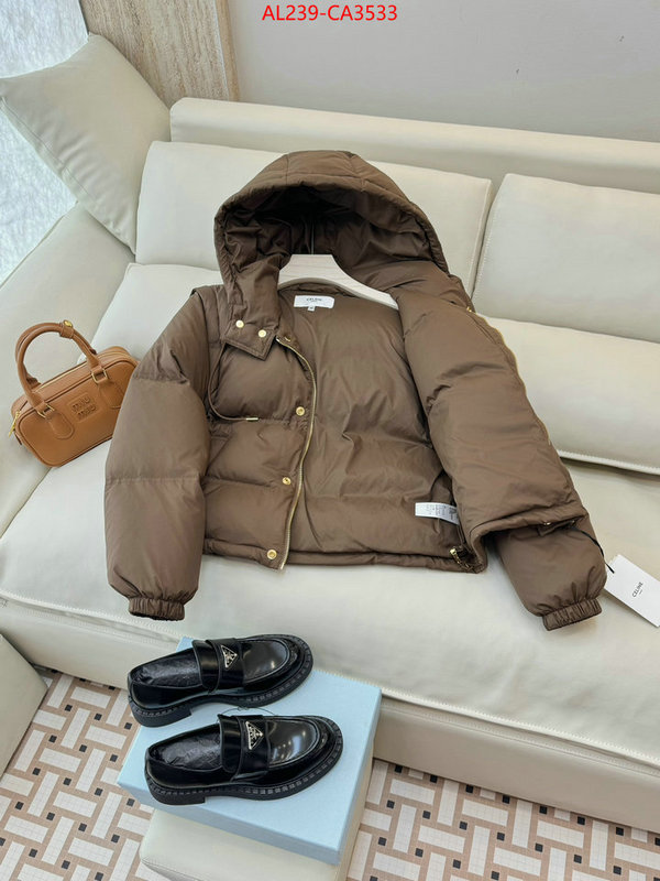 Down jacket Women-Celine designer 1:1 replica ID: CA3533 $: 239USD