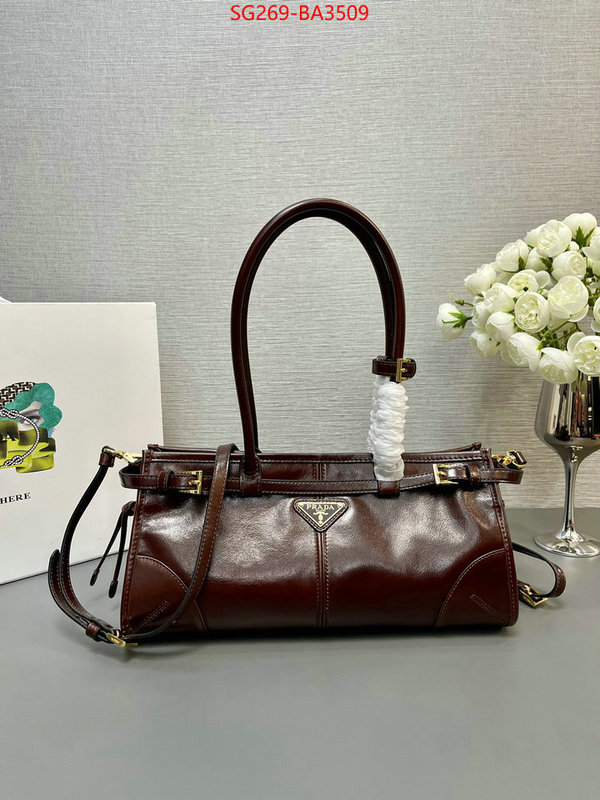 Prada Bags(TOP)-Handbag- replica us ID: BA3509 $: 269USD,