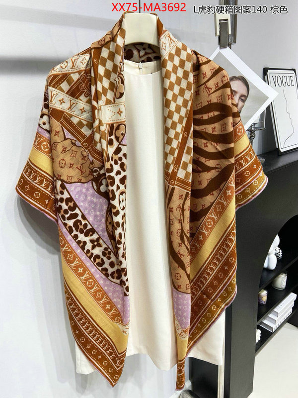 Scarf-LV aaaaa quality replica ID: MA3692 $: 75USD