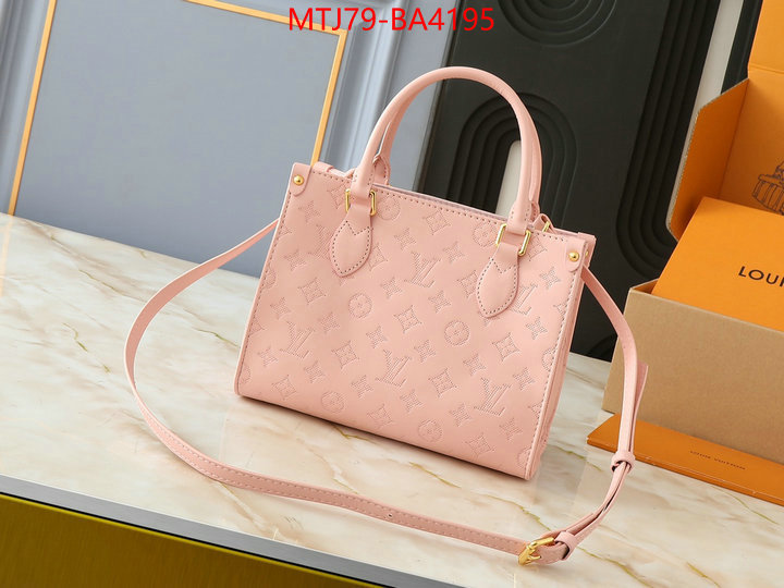 LV Bags(4A)-Handbag Collection- 1:1 replica ID: BA4195 $: 79USD,