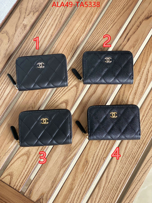 Chanel Bags(TOP)-Wallet- cheap ID: TA5338 $: 49USD,