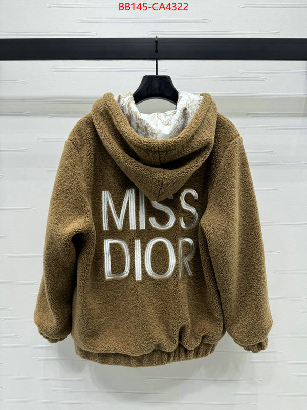 Clothing-Dior the best quality replica ID: CA4322 $: 145USD