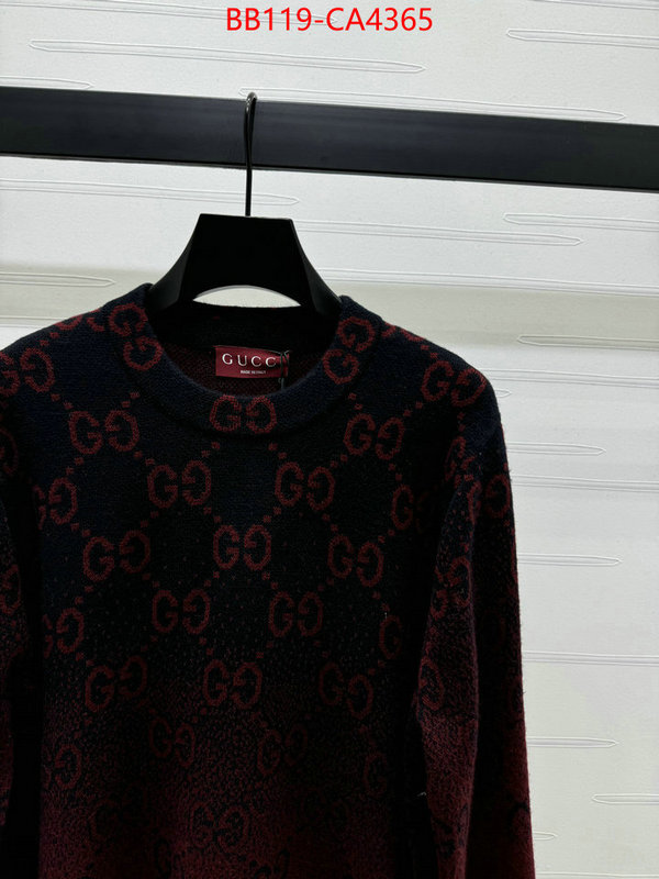 Clothing-Gucci where can i buy the best quality ID: CA4365 $: 119USD