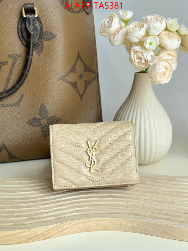 YSL Bags(TOP)-Wallet- find replica ID: TA5381 $: 79USD,