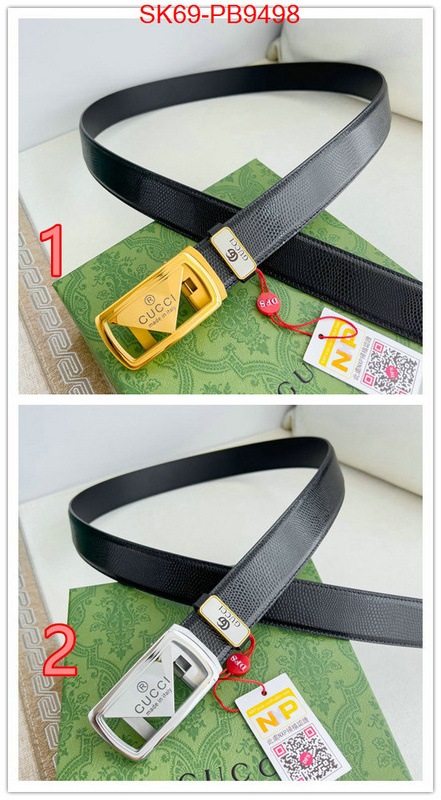 Belts-Gucci where to buy high quality ID: PB9498 $: 69USD