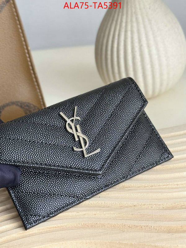 YSL Bags(TOP)-Wallet- best quality fake ID: TA5391 $: 75USD,