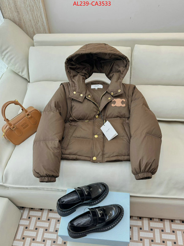 Down jacket Women-Celine designer 1:1 replica ID: CA3533 $: 239USD