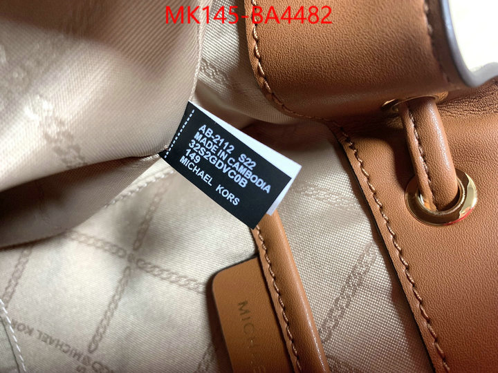 Michael Kors Bags(TOP)-Crossbody- 1:1 replica ID: BA4482 $: 145USD,