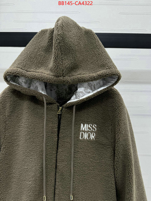 Clothing-Dior the best quality replica ID: CA4322 $: 145USD