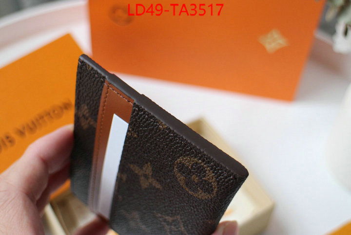 LV Bags(TOP)-Wallet the highest quality fake ID: TA3517 $: 49USD,