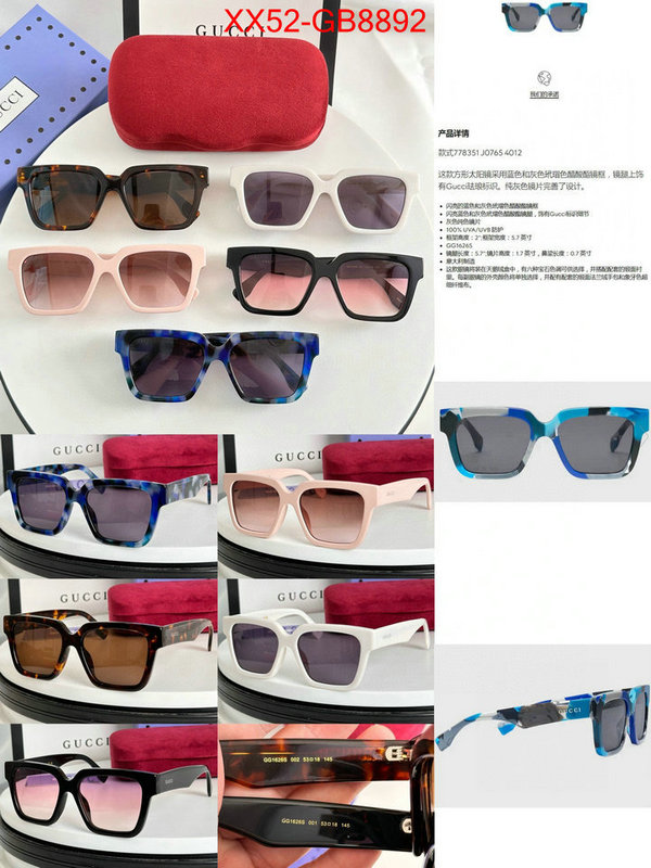 Glasses-Gucci how to buy replcia ID: GB8892 $: 52USD