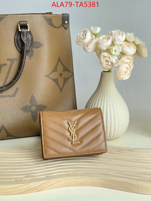 YSL Bags(TOP)-Wallet- find replica ID: TA5381 $: 79USD,