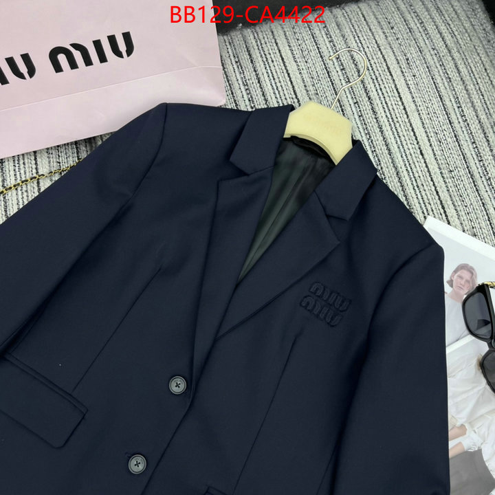 Clothing-MIU MIU fake ID: CA4422 $: 129USD