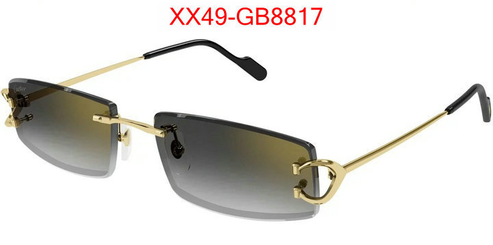 Glasses-Cartier we provide top cheap aaaaa ID: GB8817 $: 49USD